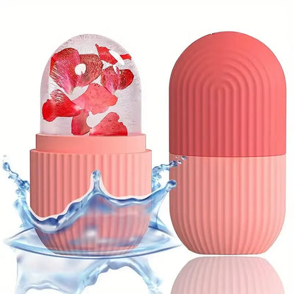 Silicone Ice Cube Trays Beauty Lifting Ice Ball Face Massager Contouring Eye Roller Facial Treatment Reduce Acne Skin Care Tool